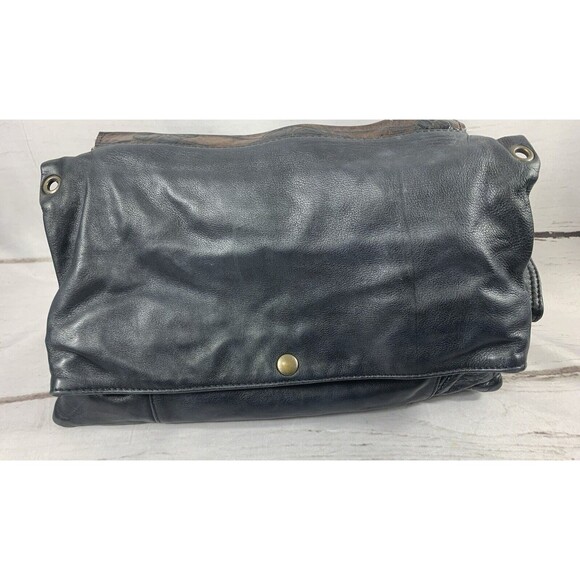 Atelier V Cuir Cross Body Purse Daisy Embossed Leather Burgundy Brown Western - Picture 9 of 15